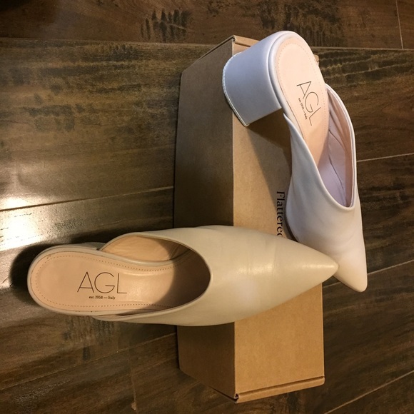 AGL Off white mules size 39.5 - Picture 2 of 9